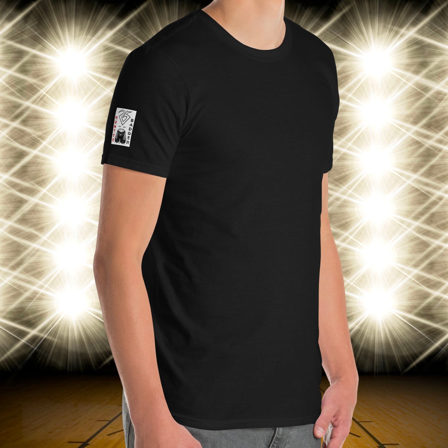 01 Jersey Number T-Shirt, Black, S-2XL