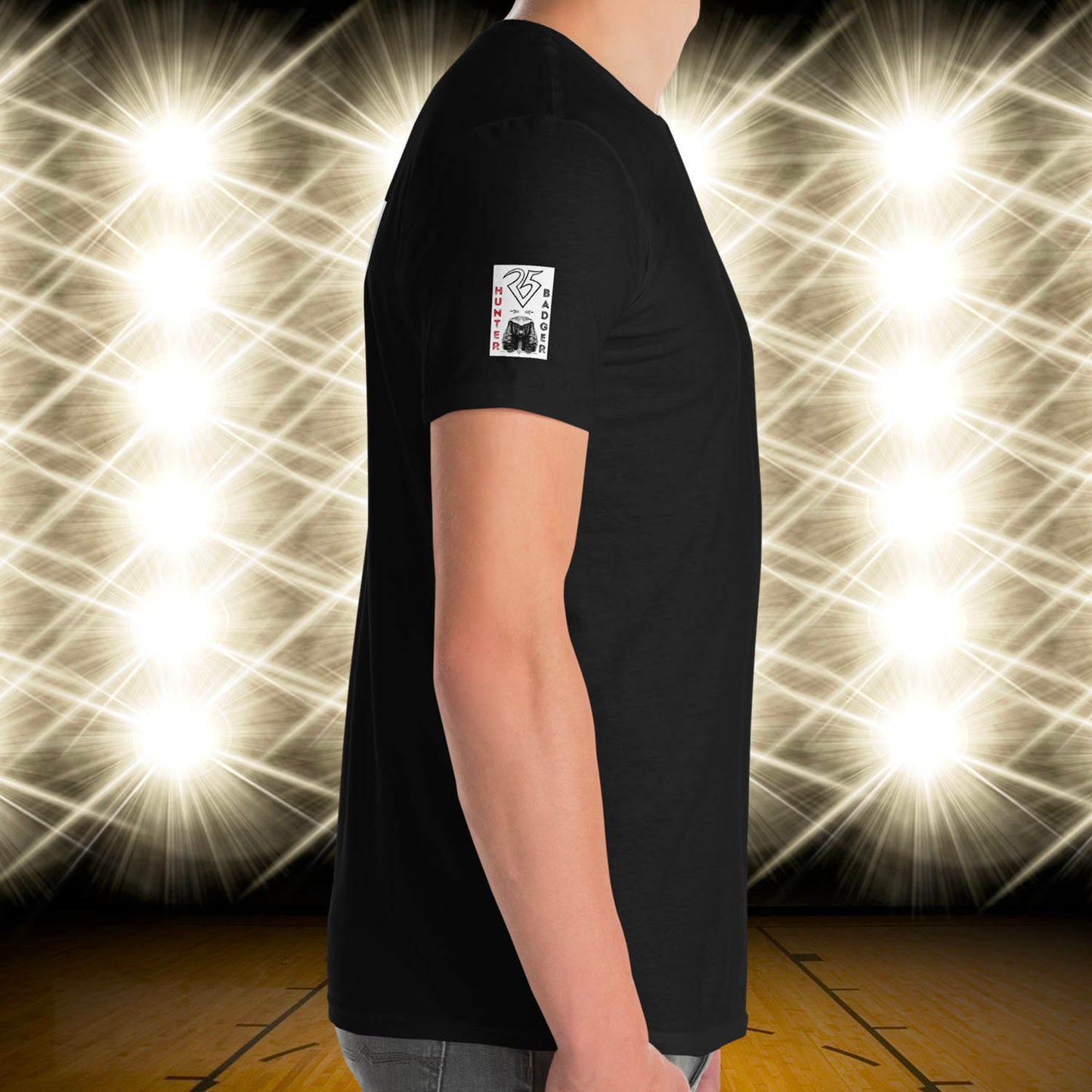 01 Jersey Number T-Shirt, Black, S-2XL