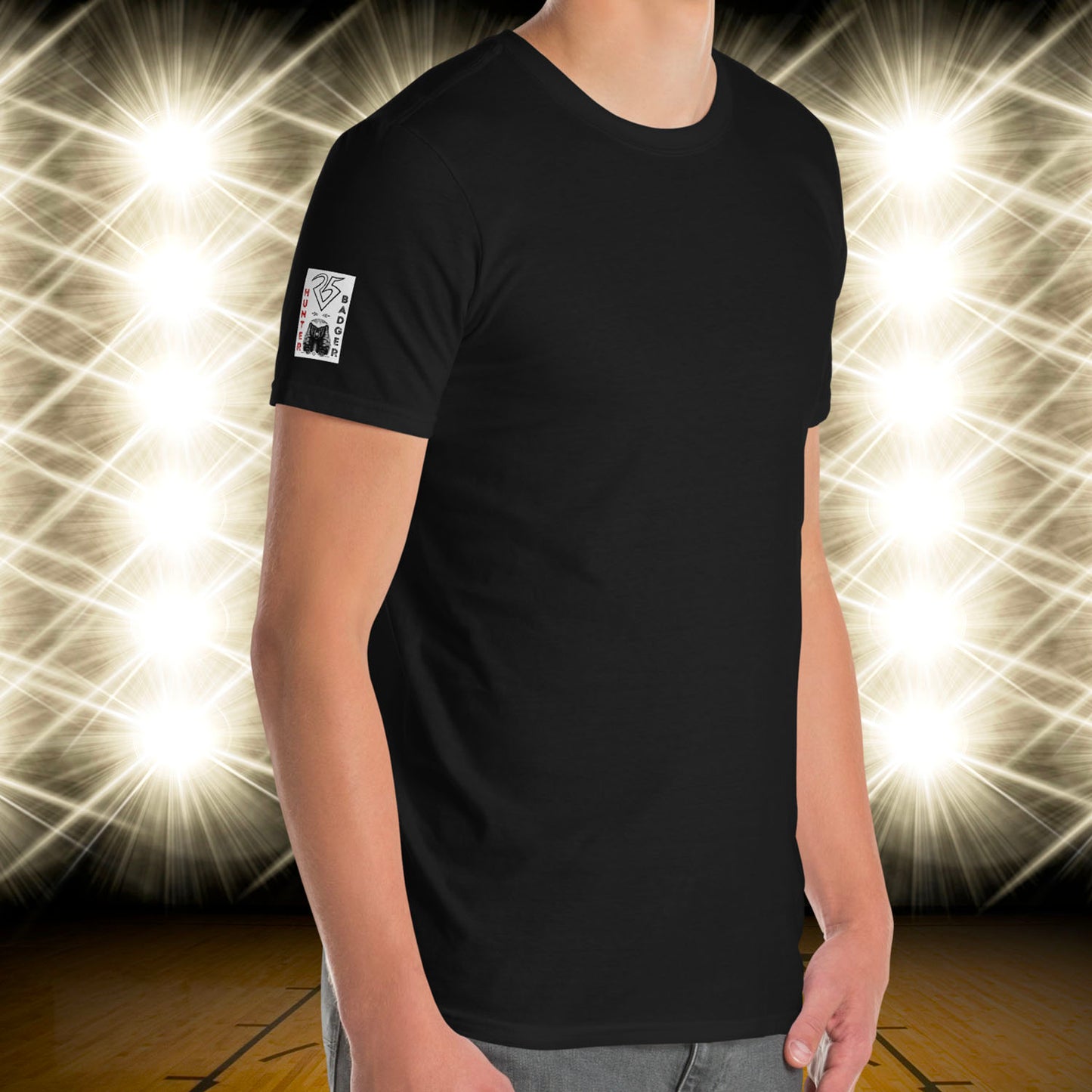 02 Jersey Number T-Shirt, Black, S-2XL