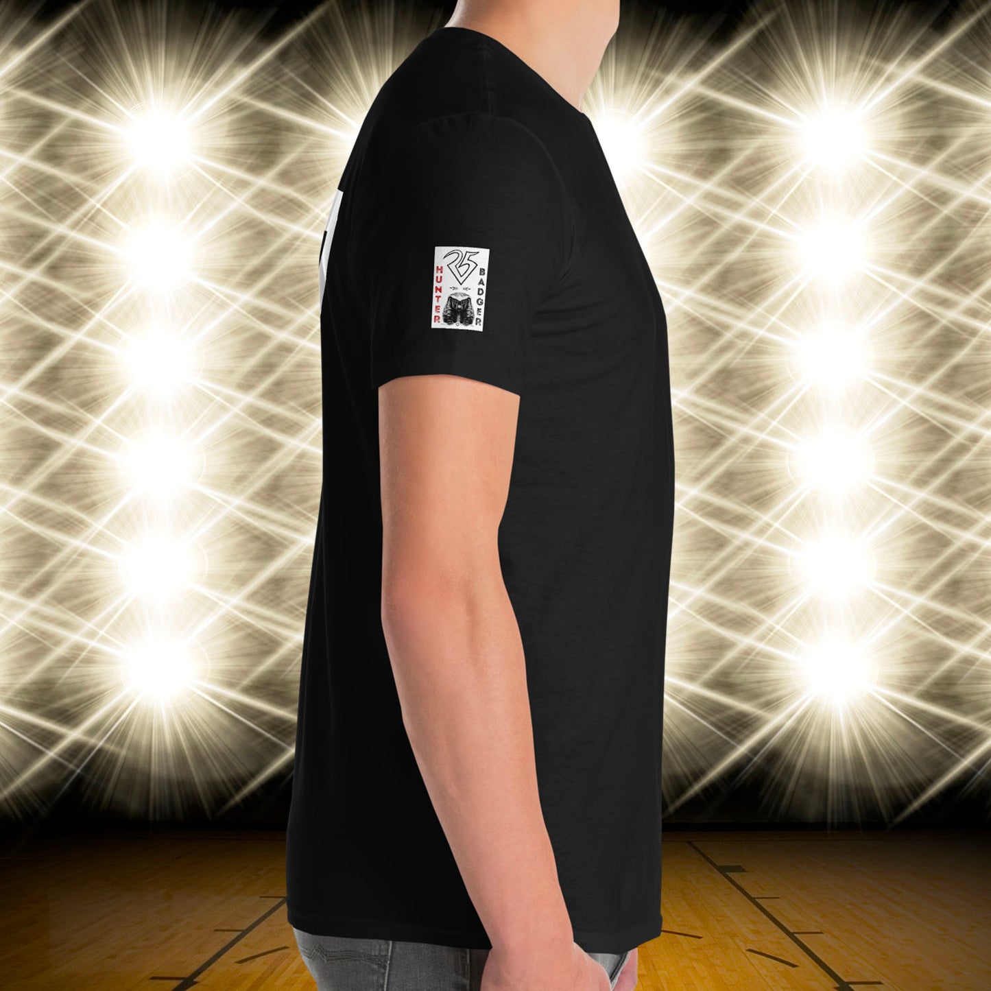 02 Jersey Number T-Shirt, Black, S-2XL