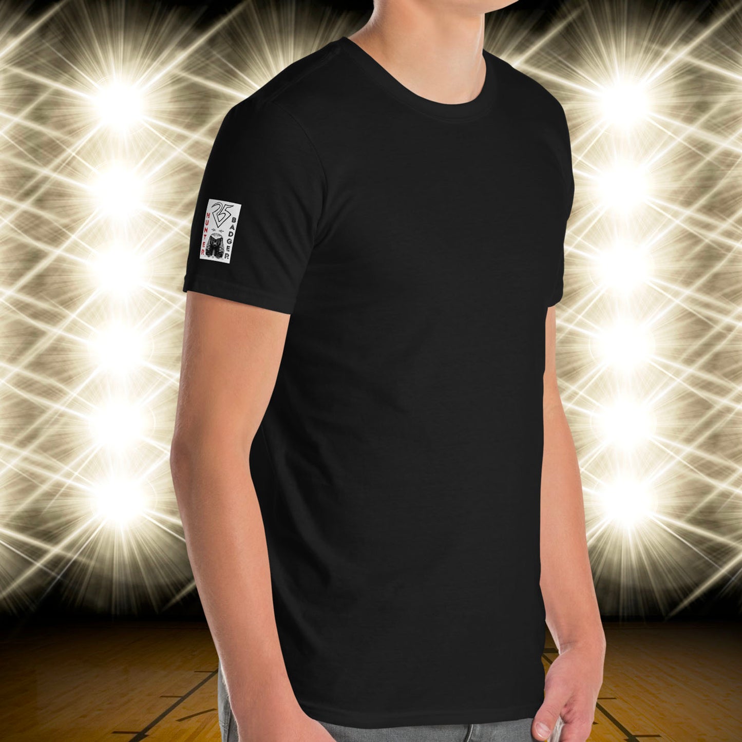 07 Jersey Number T-Shirt, Black, S-2XL