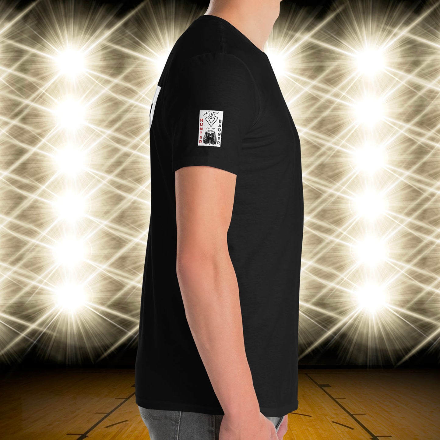 07 Jersey Number T-Shirt, Black, S-2XL