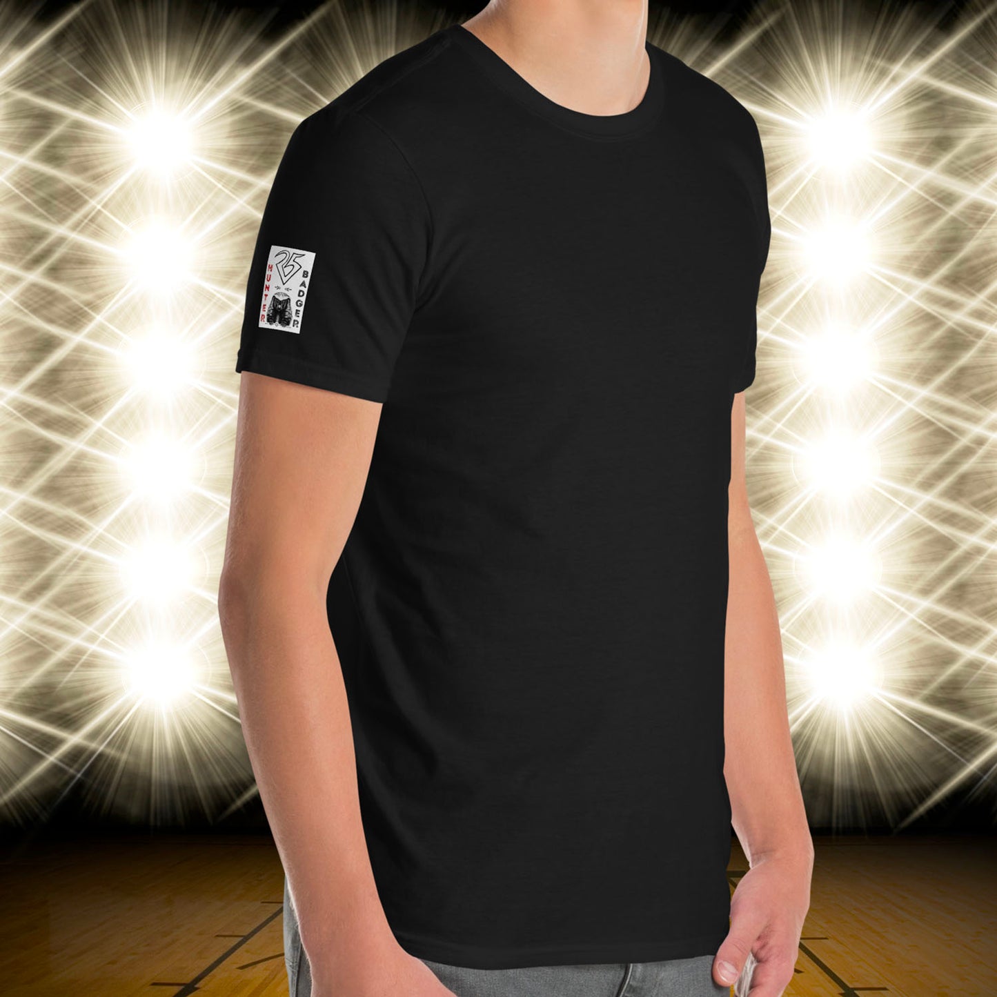 10 Jersey Number T-Shirt, Black, S-2XL