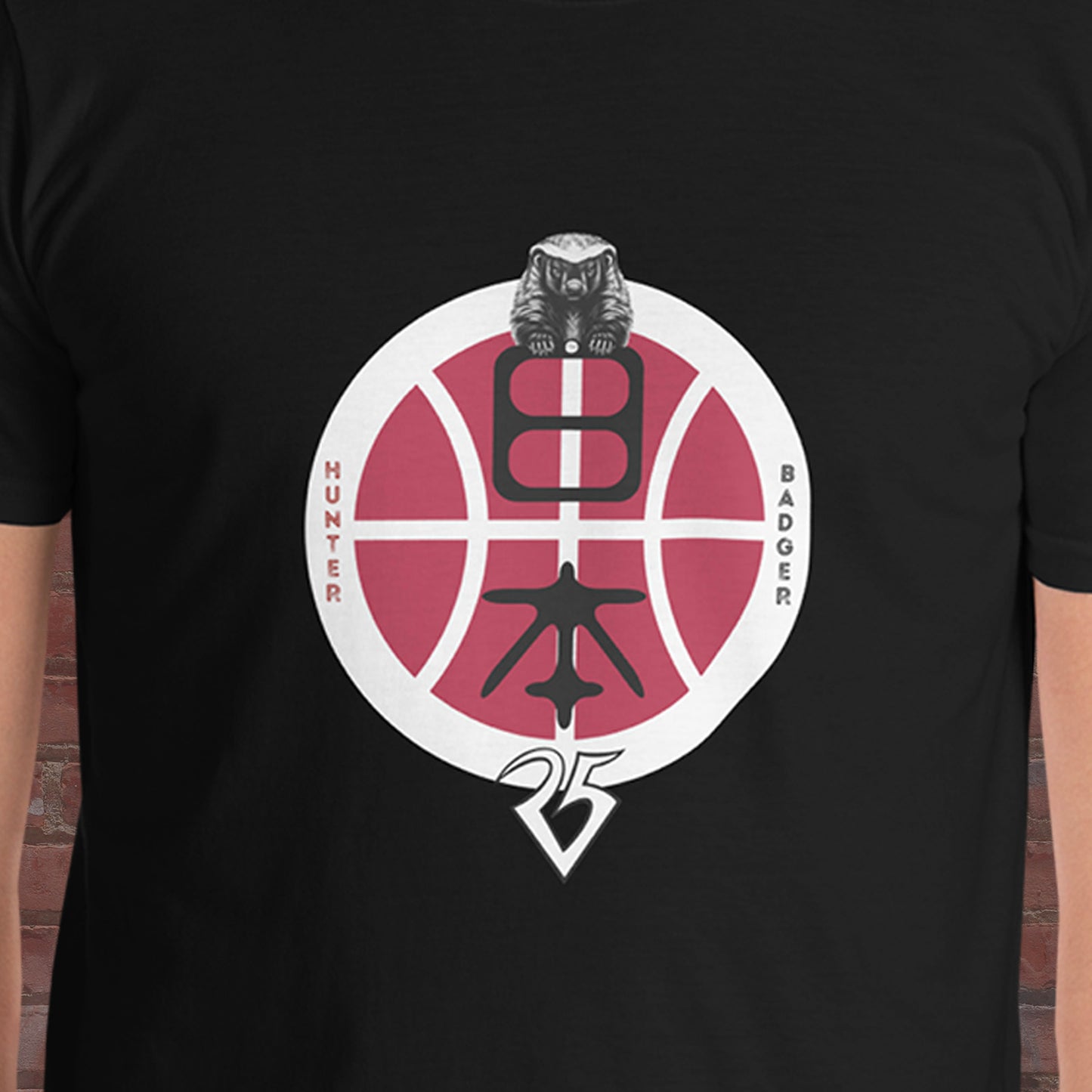 Japan Basketball T-Shirt, Black, S-2XL