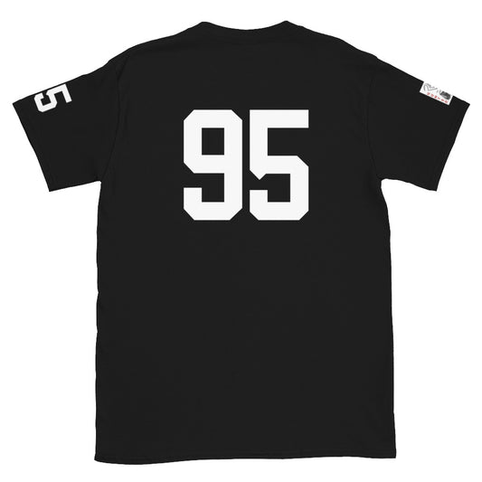 95 Jersey Number T-Shirt, Black, S-2XL